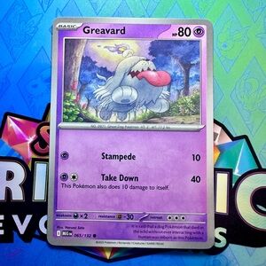 greavard (065/132) - common — pokémon: mega evolutions